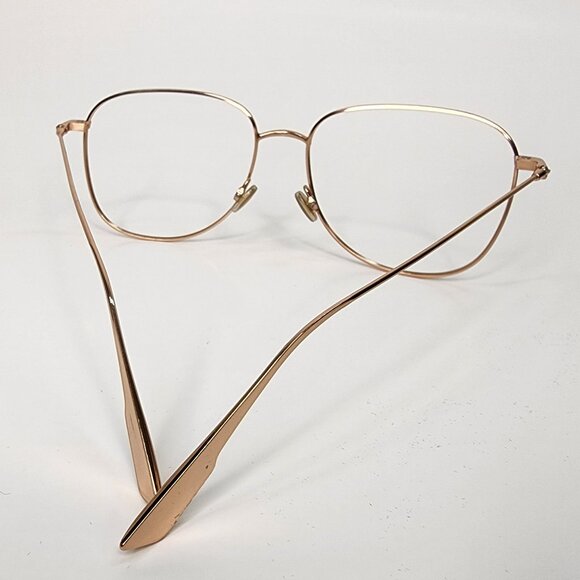 New Christian Dior Eye Glasses Gold Color Frames DDB 145 - Picture 8 of 10